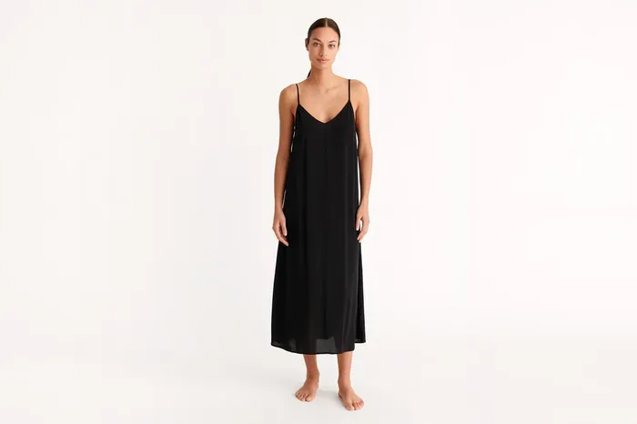 ERES Secrte Longue Long Underdress Noir Women Homewear