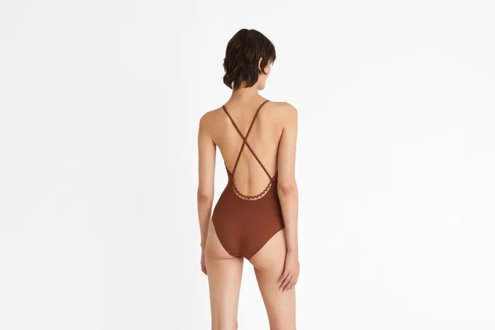 ERES Sunlight Sophisticated OnePiece Caramelo Women OnePiece Swimsuits