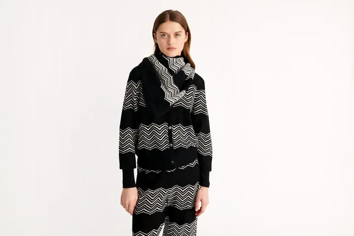 ERES Vinyl Scarf NoirIvoire Women Homewear