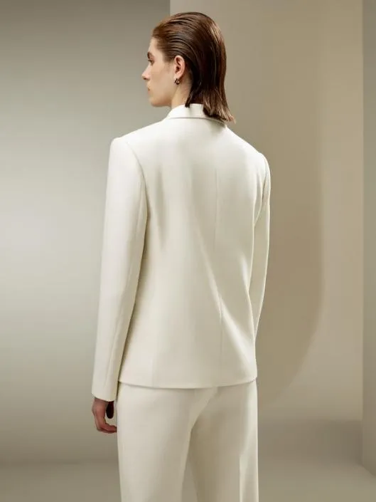 Exquisite SilkWool Blend Business Suit Jacket Women Lilysilk Knitwear