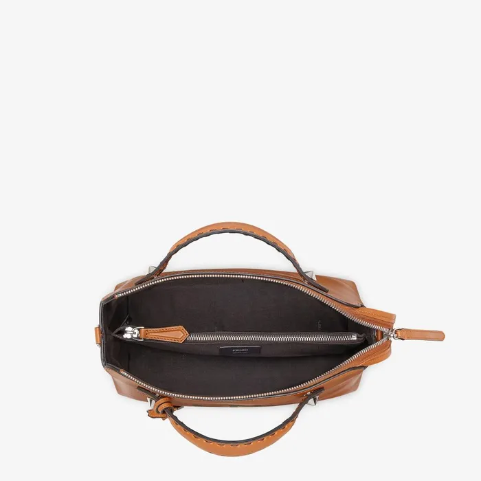 Fendi Boston Bags By The Way Medium Brown Leather Boston Bag 8211 Women