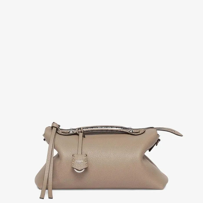 Fendi Boston Bags By The Way Selleria Large Dove Gray Selleria Bag With 200 Handsewn Topstitches 8211 Women Fendi Boston Bags By The Way Selleria Large Dove Gray Selleria Bag With 200 Handsewn Topstitches 8211 Women