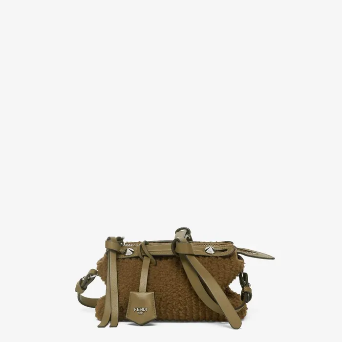 Fendi Boston Bags By The Way Soft Mini Green Sheepskin Minibag 8211 Women