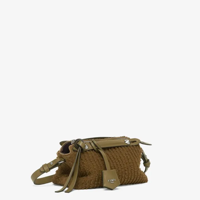 Fendi Boston Bags By The Way Soft Mini Green Sheepskin Minibag 8211 Women