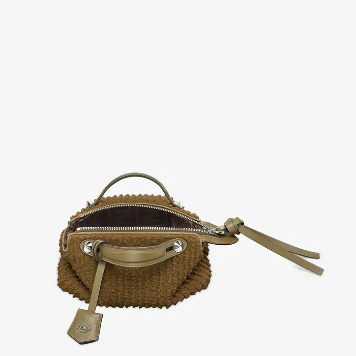 Fendi Boston Bags By The Way Soft Mini Green Sheepskin Minibag 8211 Women