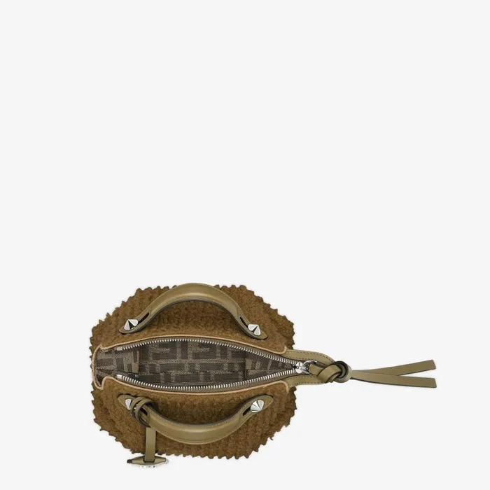 Fendi Boston Bags By The Way Soft Mini Green Sheepskin Minibag 8211 Women