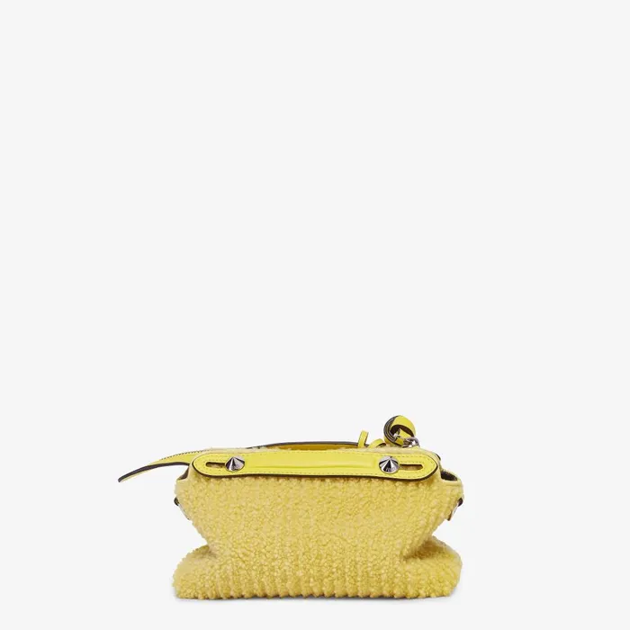 Fendi Boston Bags By The Way Soft Mini Yellow Sheepskin Minibag 8211 Women
