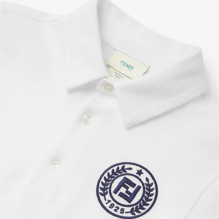 Fendi Clothing Junior Polo Shirt Junior Piqu Polo Shirt 8211 Kids