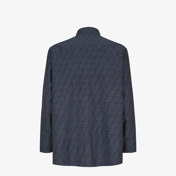 Fendi Coordinated Sets Blouson Blue FF Jacquard GoTo Jacket 8211 Men