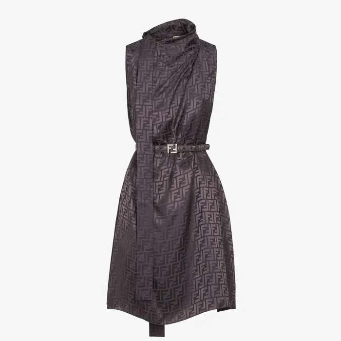 Fendi Dresses and Jumpsuits Dress Dark Purple FF Silk Dress 8211 Women