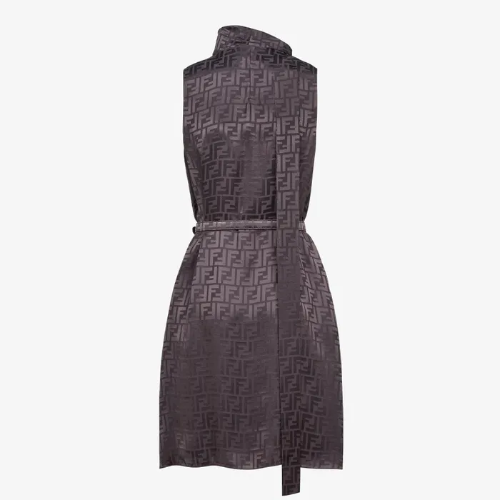 Fendi Dresses and Jumpsuits Dress Dark Purple FF Silk Dress 8211 Women