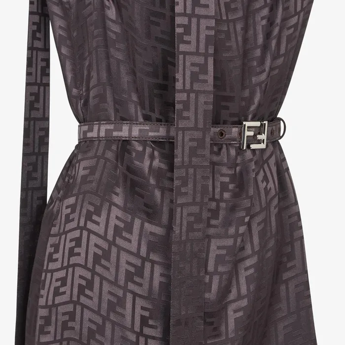 Fendi Dresses and Jumpsuits Dress Dark Purple FF Silk Dress 8211 Women
