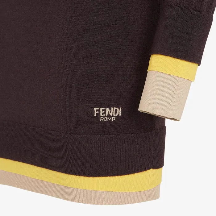Fendi Dresses and Jumpsuits Dress Dark Purple Wool Dress 8211 Women