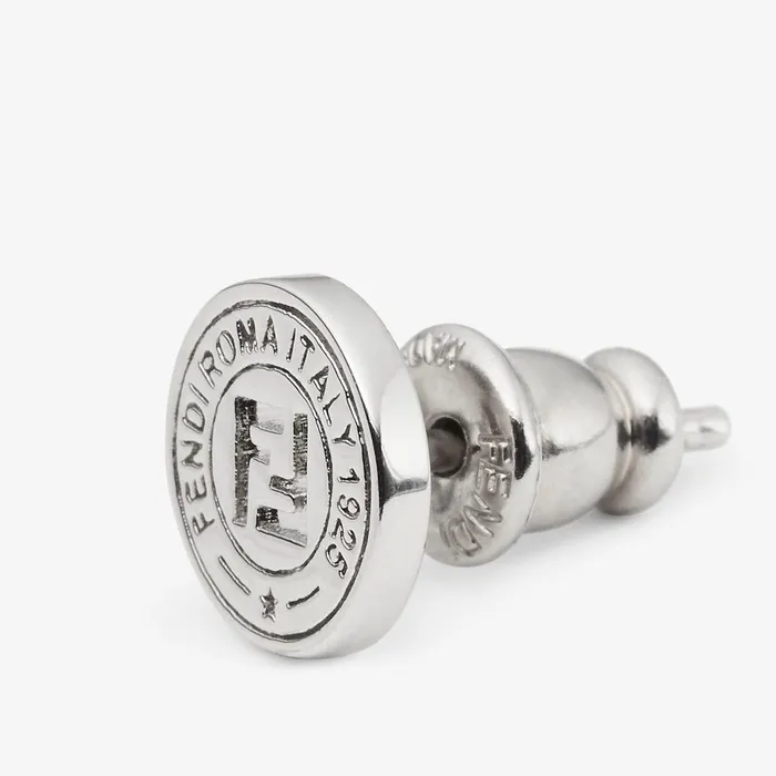 Fendi Earrings Fendi 1925 Stamp Earring Silvercolored Earring 8211 Men