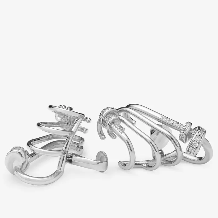 Fendi Earrings Fendi Filo Earcuff Silvercolored Metal Earcuff 8211 Women