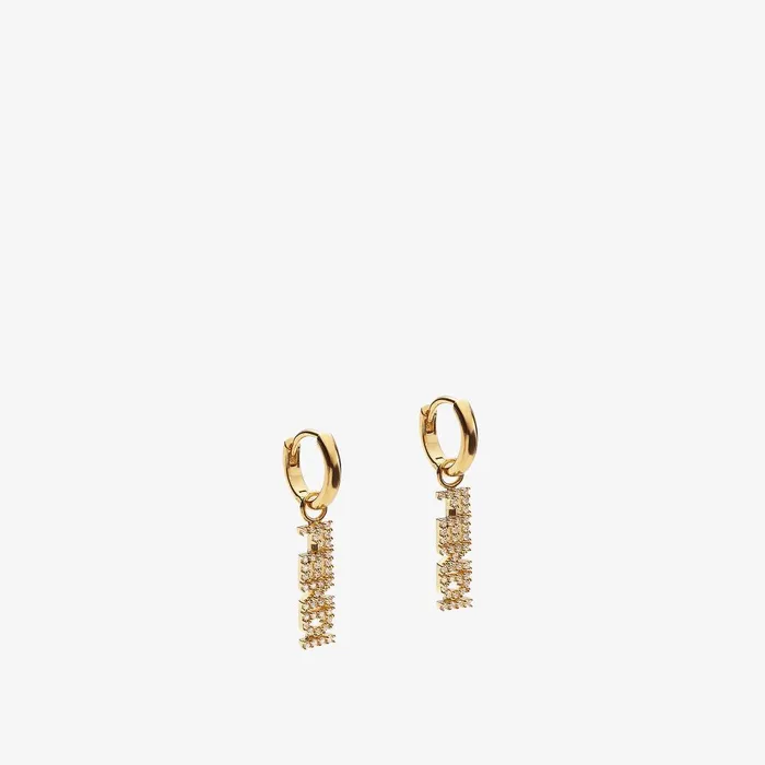 Fendi Earrings Fendigraphy Earrings Goldcolored Earrings 8211 Women