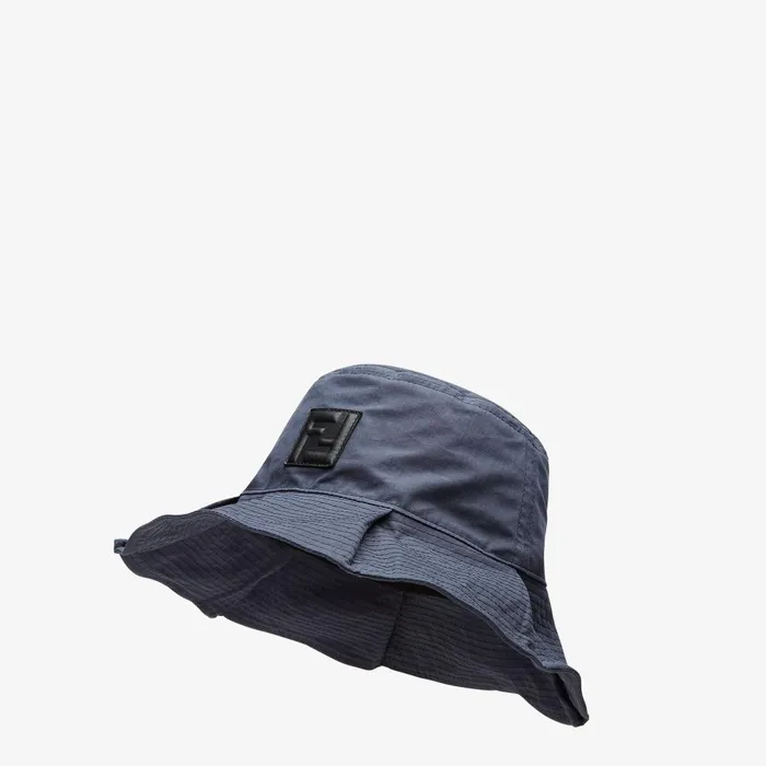 Fendi Hats and Gloves Hat Blue Cotton Bucket Hat 8211 Men
