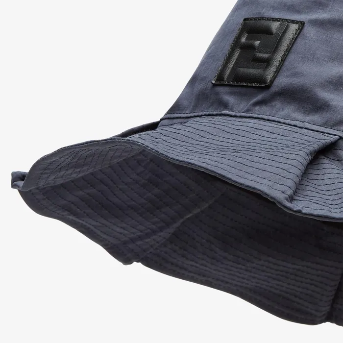 Fendi Hats and Gloves Hat Blue Cotton Bucket Hat 8211 Men