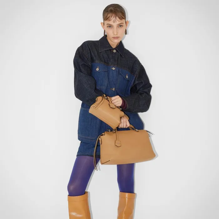 Fendi Jackets Jacket Blue Twotone Denim Jacket 8211 Women