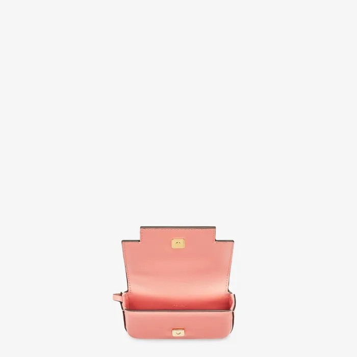 Fendi Miniature Bags Nano Baguette Charm Charm In Pink Nappa Leather 8211 Women