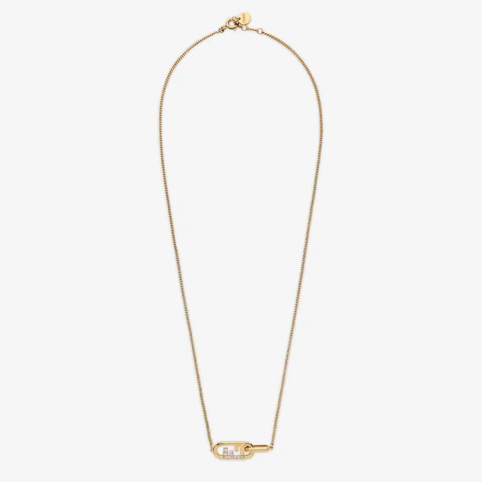 Fendi Necklaces OLock Necklace Goldcolored Necklace 8211 Women
