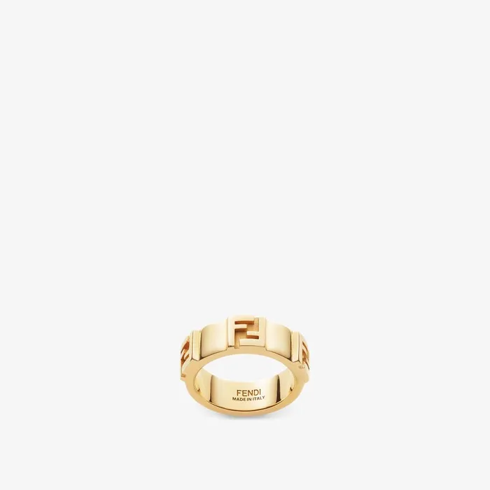 Fendi Rings Forever Fendi Ring Goldcolored Metal Ring 8211 Women