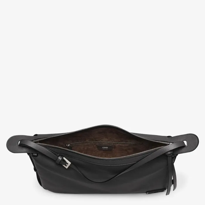 Fendi Shoulder and Crossbody Bags Simply Fendi Large Black Leather Bag 8211 Women