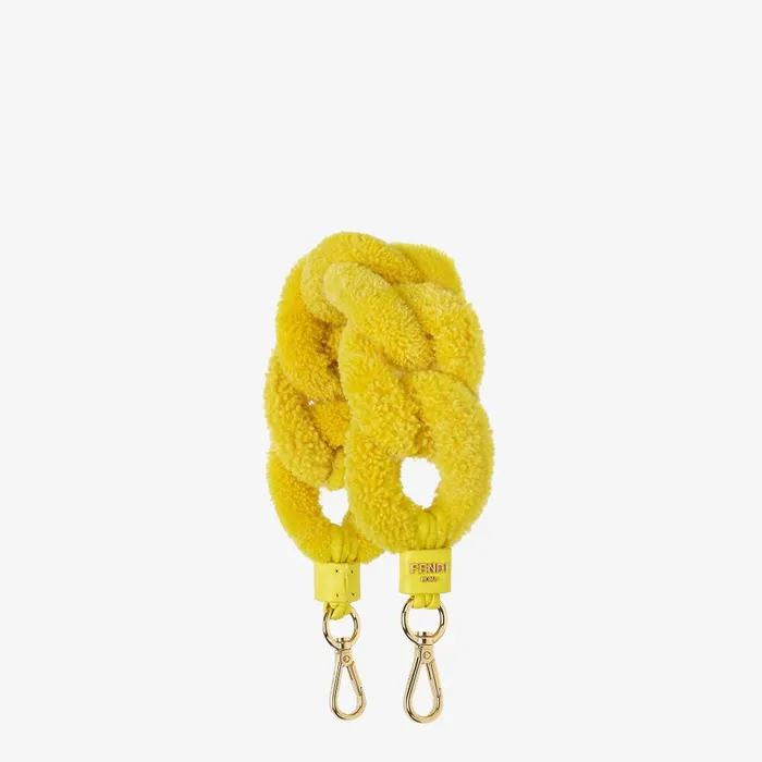 Fendi Shoulder Straps and Bag Accessories Mini Strap You Yellow Sheepskin Shoulder Strap 8211 Women