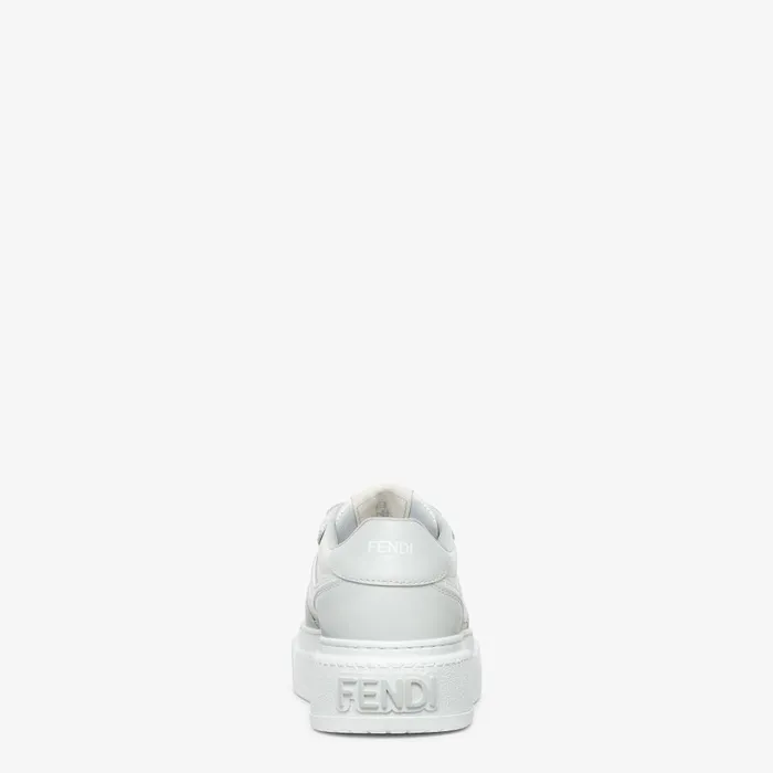 Fendi Sneakers Fendi Match Gray Leather Platform Lowtops 8211 Women