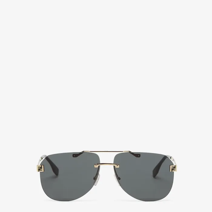 Fendi Sunglasses Fendi Sky Goldcolored Metal Sunglasses 8211 Men