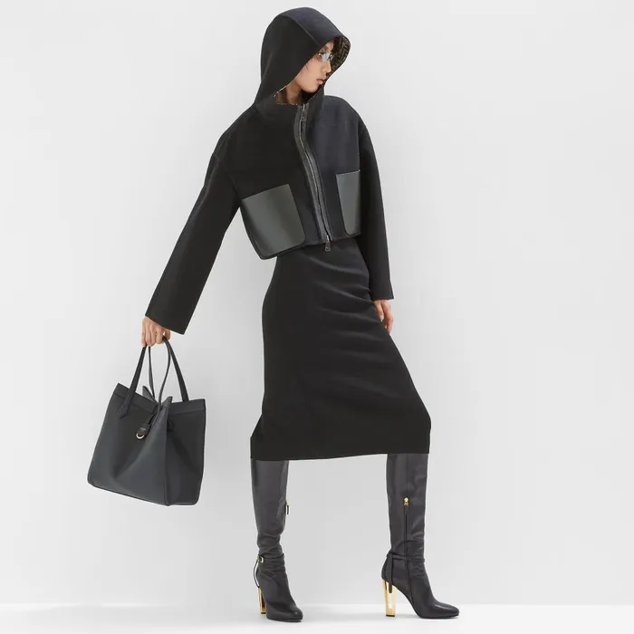 Fendi Tote Bags Fendi Origami Large Black Leather Bag That Can Be Transformed 8211 Women