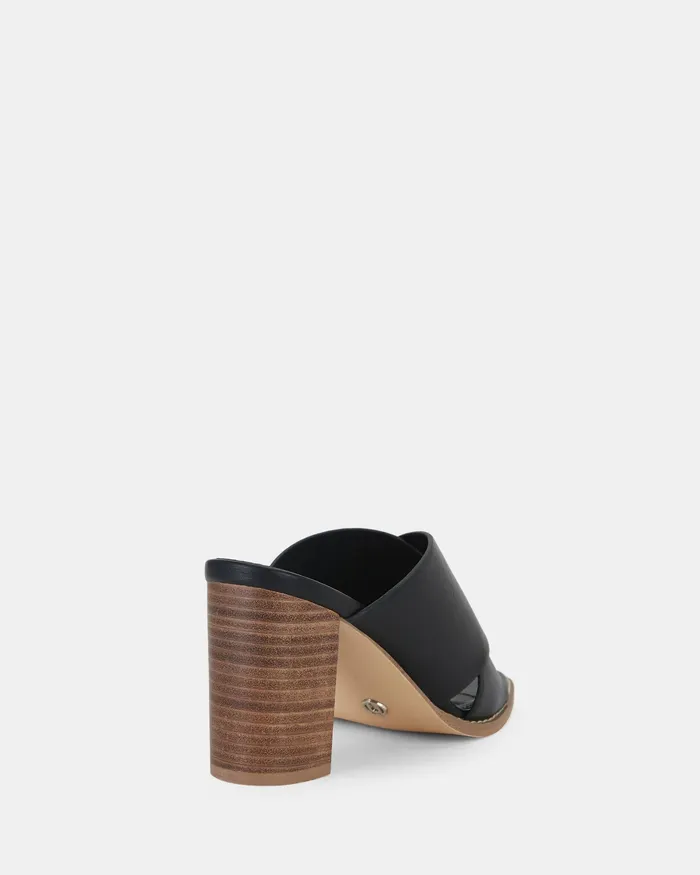 FEYRAH BLACK Open Toe Heels Party NOVO Shoes Women