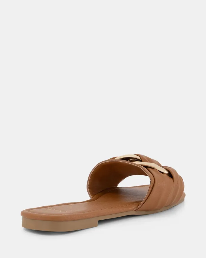 Flat Sandals NOVO Shoes Women SAGAR CARAMEL Sandals
