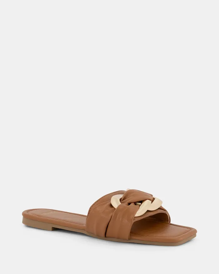 Flat Sandals NOVO Shoes Women SAGAR CARAMEL Sandals