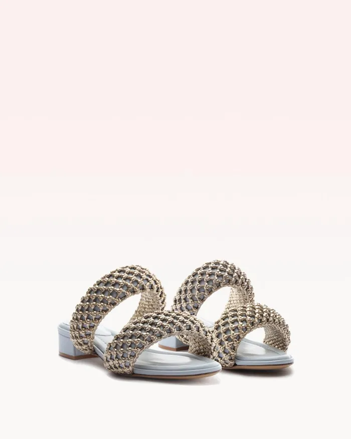 Flats Women Alexandre Birman Lilla Woven 30 Serene Blue