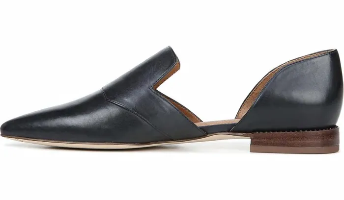 Flats Women Franco Sarto Sarto Toby D039Orsay Flat Navy Leather