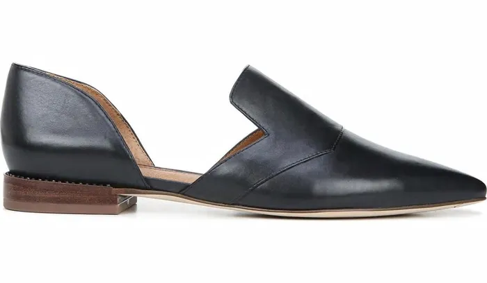 Flats Women Franco Sarto Sarto Toby D039Orsay Flat Navy Leather