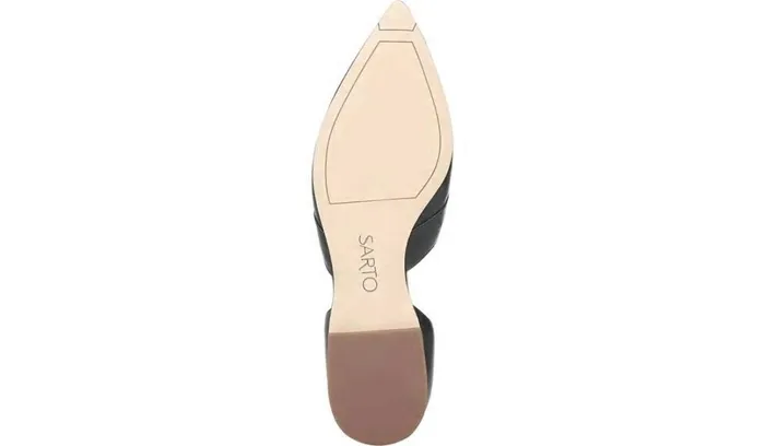Flats Women Franco Sarto Sarto Toby D039Orsay Flat Navy Leather