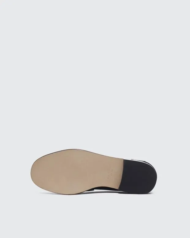 Flats Women Rag and Bone Carter Leather Loafer Black