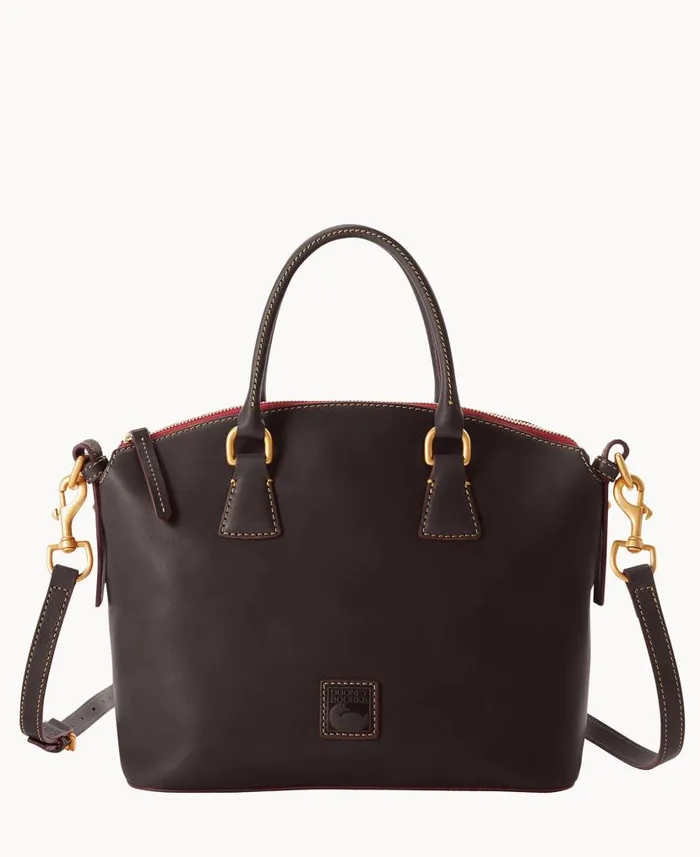 Florentine Domed Satchel Brown Tmoro Woman Dooney and Bourke Satchels