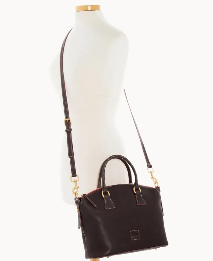 Florentine Domed Satchel Brown Tmoro Woman Dooney and Bourke Satchels Florentine Domed Satchel Brown Tmoro Woman Dooney and Bourke Satchels
