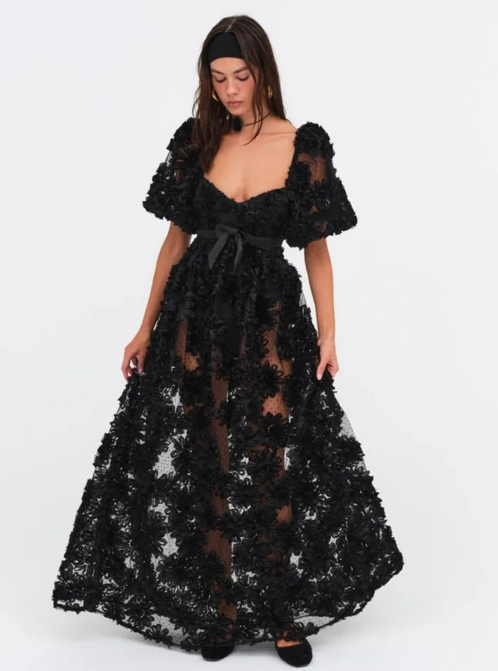 For Love and Lemons Dresses Astrid Maxi Dress Black 8211 Women