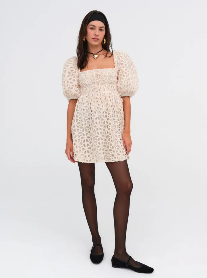 For Love and Lemons Dresses Brooke Mini Dress White 8211 Women For Love and Lemons Dresses Brooke Mini Dress White 8211 Women