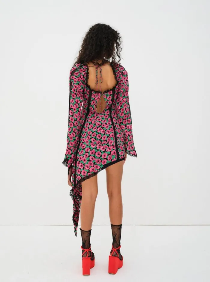 For Love and Lemons Dresses Brunello Asymmetrical Dress Red 8211 Women For Love and Lemons Dresses Brunello Asymmetrical Dress Red 8211 Women