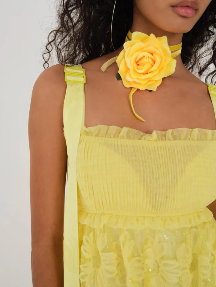 For Love and Lemons Dresses Emma Maxi Dress Yellow 8211 Women For Love and Lemons Dresses Emma Maxi Dress Yellow 8211 Women