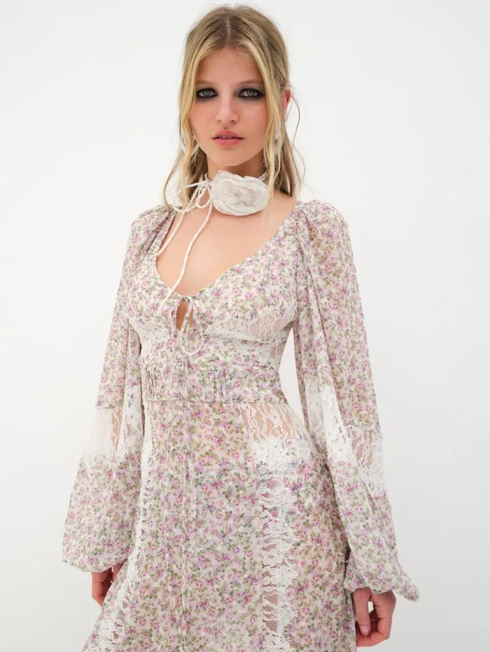 For Love and Lemons Dresses Milani Maxi Dress White 8211 Women For Love and Lemons Dresses Milani Maxi Dress White 8211 Women