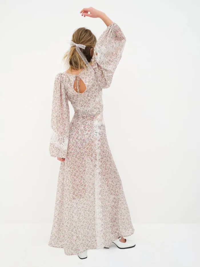 For Love and Lemons Dresses Milani Maxi Dress White 8211 Women For Love and Lemons Dresses Milani Maxi Dress White 8211 Women