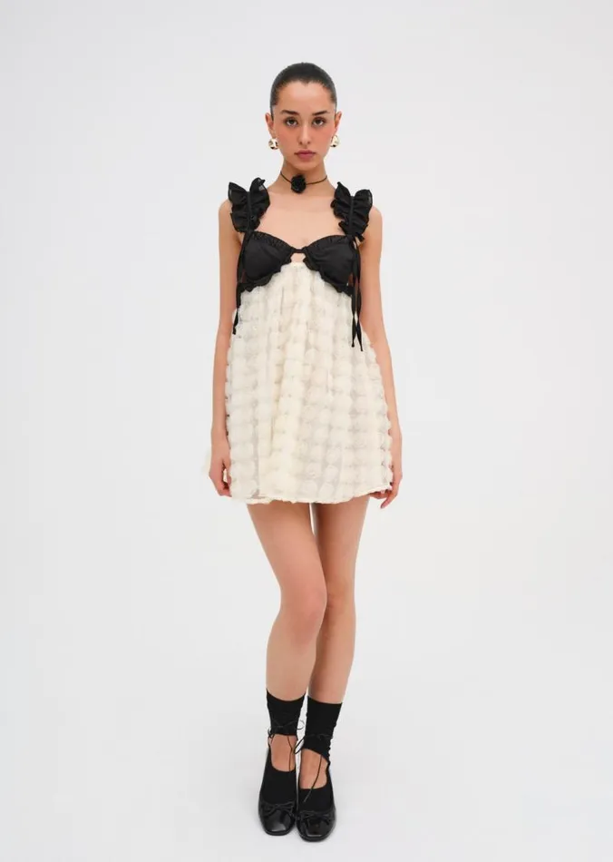 For Love and Lemons Dresses Poppy Mini Dress Ivory 8211 Women For Love and Lemons Dresses Poppy Mini Dress Ivory 8211 Women