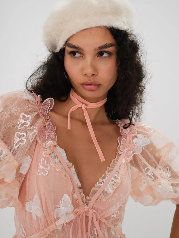 For Love and Lemons Dresses Shari Mini Dress Orange 8211 Women For Love and Lemons Dresses Shari Mini Dress Orange 8211 Women
