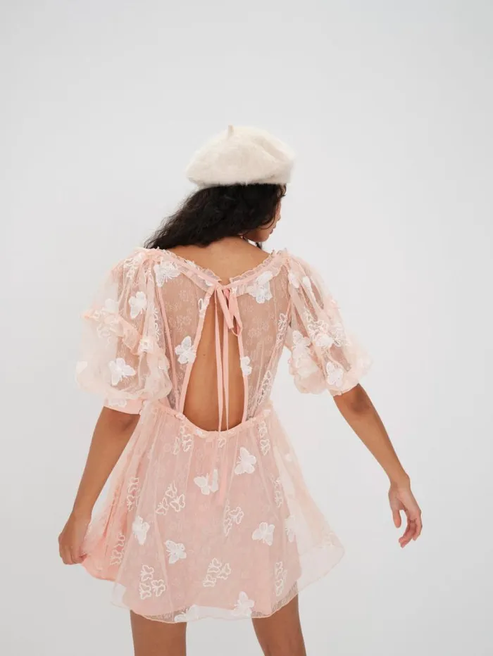 For Love and Lemons Dresses Shari Mini Dress Orange 8211 Women For Love and Lemons Dresses Shari Mini Dress Orange 8211 Women